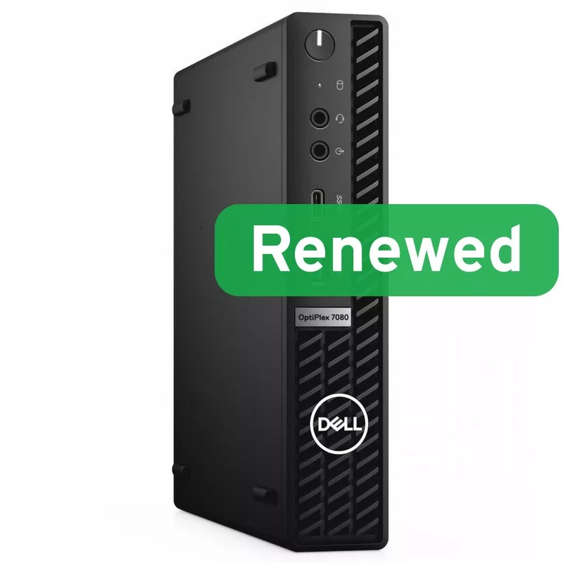 DELL Renewed Grade A OptiPlex 7080 Micro Intel Core i5-10500T 16GB RAM 256GB SSD Intel UHD Graphics 630 Windows 11 Pro