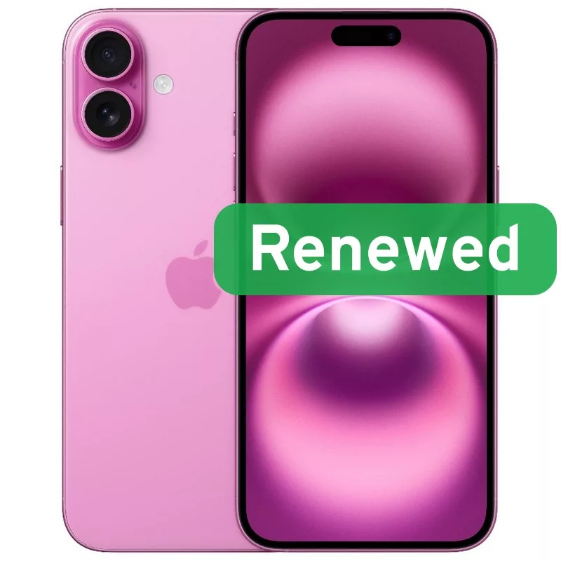 „Apple“ atnaujintas B klasės iPhone 16 Plus 128 GB rožinis 6,7 colio 5G