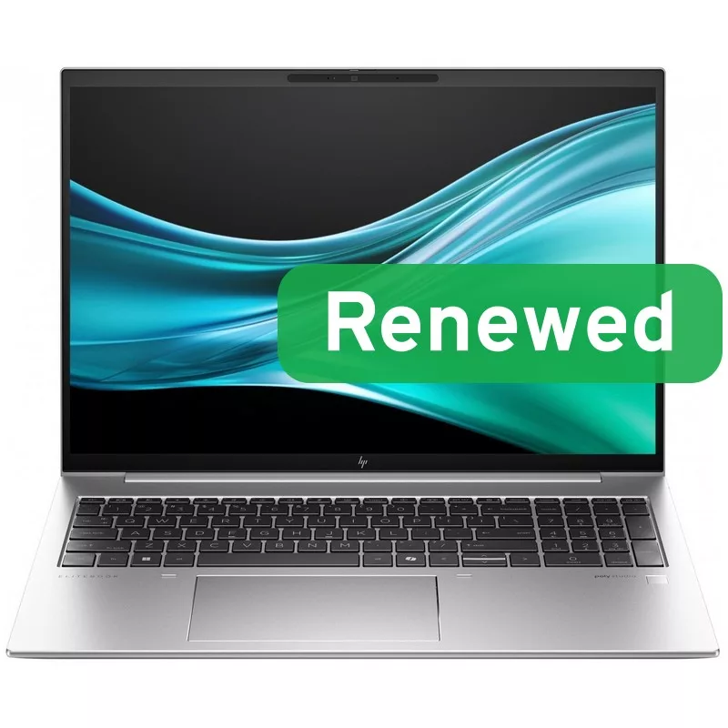 HP Renewed Grade B EliteBook 865 G11 16 colių AMD Ryzen 5 8540U 16 GB DDR5 512 GB SSD AMD Radeon 740M Graphics Windows 11 Pro US klaviatūra