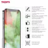 TOTI Grūdinto stiklo 2D ekrano apsauga pilnas dangtelis, skirta iPhone 13/13 Pro/14/16e, permatoma