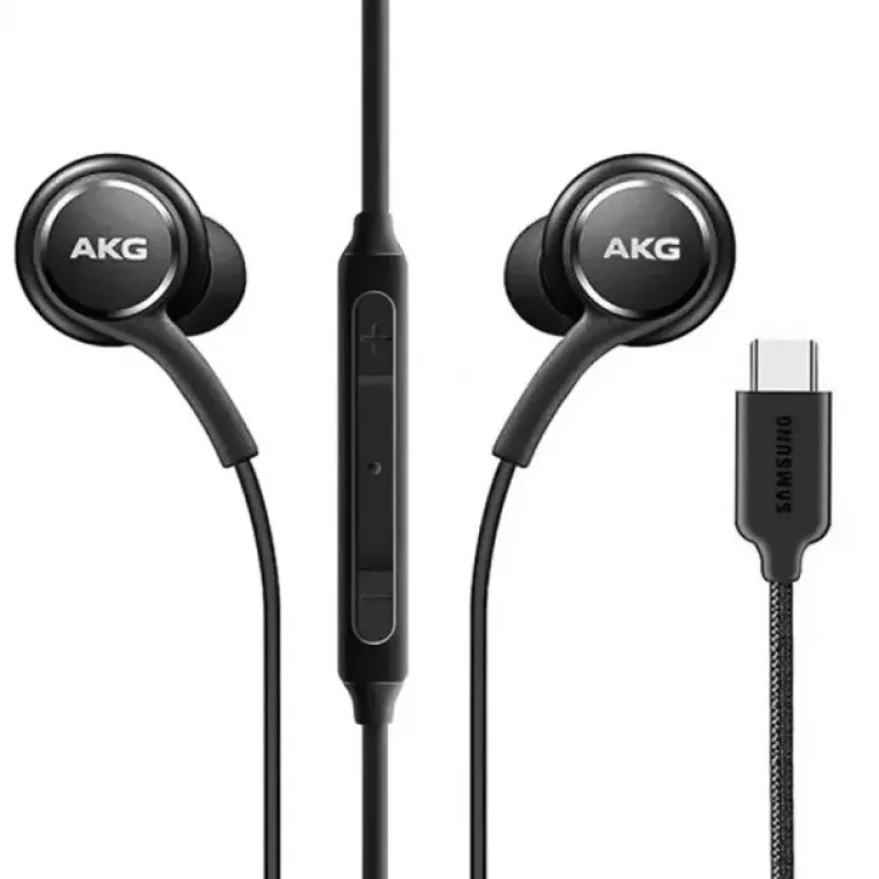 Samsung AKG ausinės maišelyje, juodos