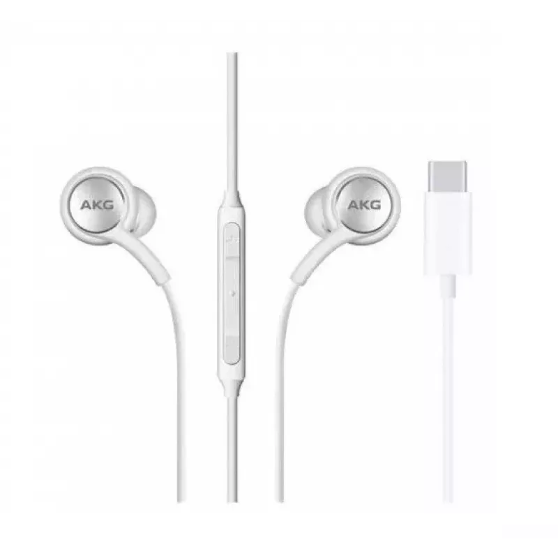 Samsung AKG ausinės maišelyje, balta