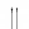 SEEK TOTI USB-A į Lightning 2m Pintas Laidas 2A (Ne-MFI) Juodas