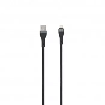 SEEK TOTI USB-A į Lightning 2m Pintas Laidas 2A (Ne-MFI) Juodas