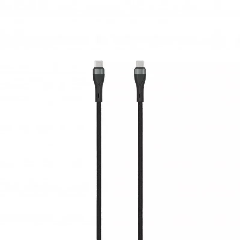 SEEK TOTI USB-C į USB-C 2m Pintas Laidas 3A Juodas
