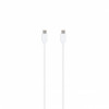 SEEK TOTI Type-C į Type-C 1m PVC duomenų kabelis 3A baltas