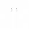 SEEK TOTI Type-C į Type-C 1m PVC duomenų kabelis 3A baltas