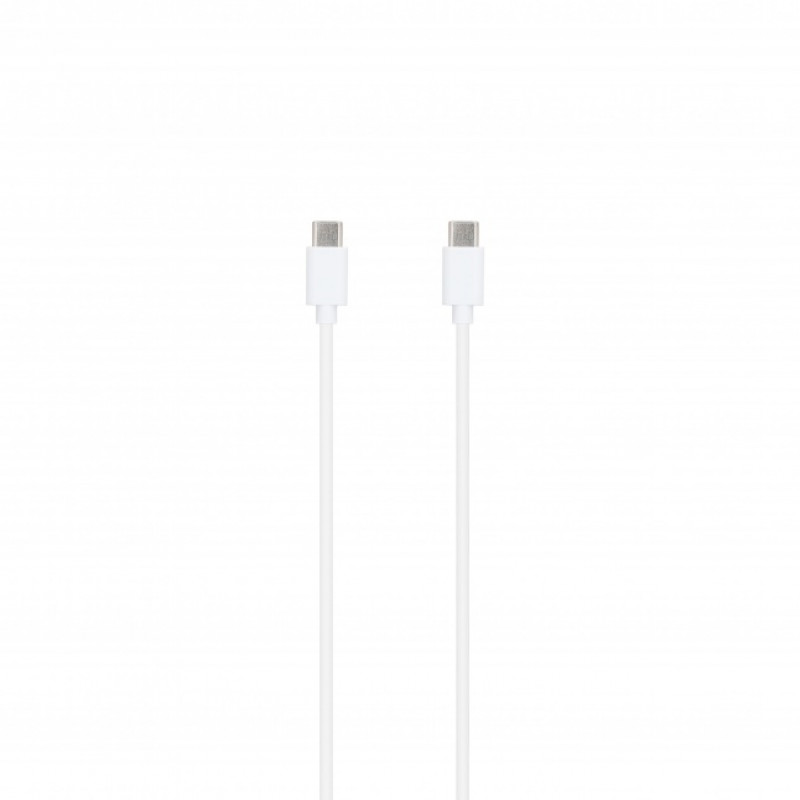 SEEK TOTI Type-C į Type-C 1m PVC duomenų kabelis 3A baltas