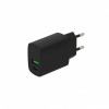 SEEK TOTI 20W Type-C + USB A sieninis greitasis įkroviklis, juodas
