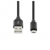 SEEK TOTI USB A į Micro USB, 2m pintas laidas 2A, juodas