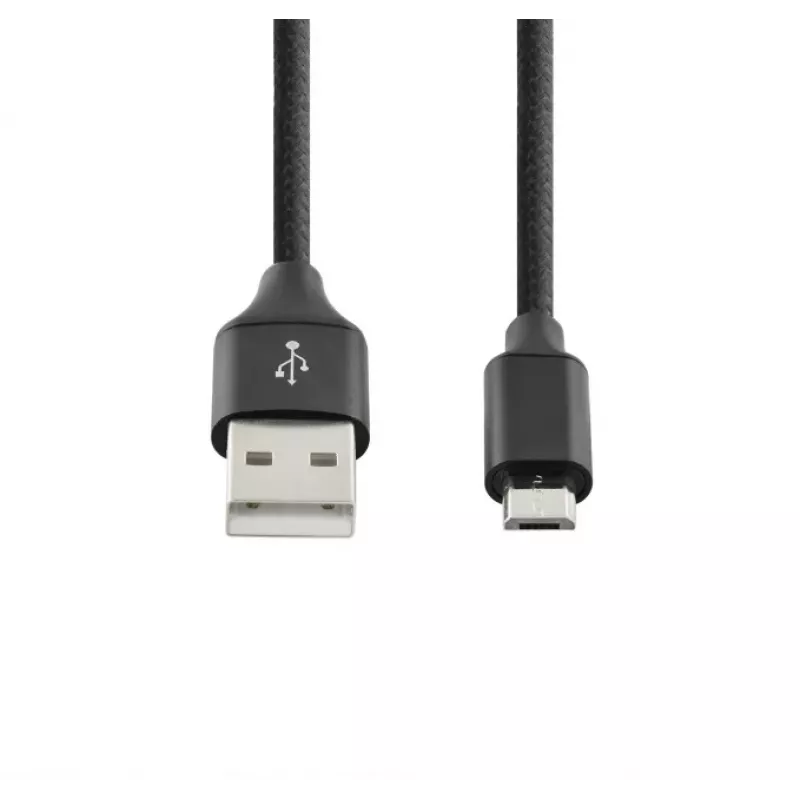 SEEK TOTI USB A į Micro USB, 2m pintas laidas 2A, juodas