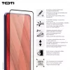 TOTI PREMIUM Premium grūdinto stiklo 3D ekrano apsauga, visiškai dengianti Samsung Galaxy S24/S25