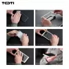 TOTI PREMIUM PREMIUM Grūdinto stiklo 3D ekrano apsauga, pilnas dangtelis, skirta Samsung Galaxy S24+/S25+
