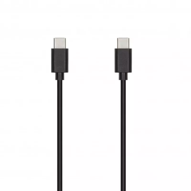 SEEK TOTI 20W Type-C PD sieninis greitasis įkroviklis su Type-C į Type-C, 1 m PVC duomenų kabeliu 3A, juodas