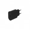SEEK TOTI 20W Type-C PD sieninis greitasis įkroviklis su Type-C į Type-C, 1 m PVC duomenų kabeliu 3A, juodas