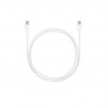 SEEK TOTI USB-C į USB-C Silikoninis laidas 1m 3A Baltas