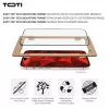 TOTI PREMIUM Premium grūdinto stiklo ekrano apsauga 3D Full Cover, skirta Apple iPhone 16 Plus / 15 Plus