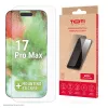 TOTI Grūdinto stiklo 2D ekrano apsauga pilnas dangtelis, skirta iPhone 17 Pro Max, permatoma
