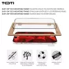 TOTI PREMIUM Premium grūdinto stiklo ekrano apsauga 3D pilnas dangtelis, skirta Apple iPhone 17 Pro Max