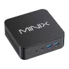 MINIX NR660LP Mini PC, AMD Ryzen 5 6600H, 16GB DDR5, 512GB NVMe SSD, Windows 11 Pro, juoda