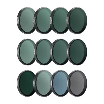 Freewell filtrų rinkinys, skirtas OSMO Action 6 – Mega Kit – 12 dalių pakuotė