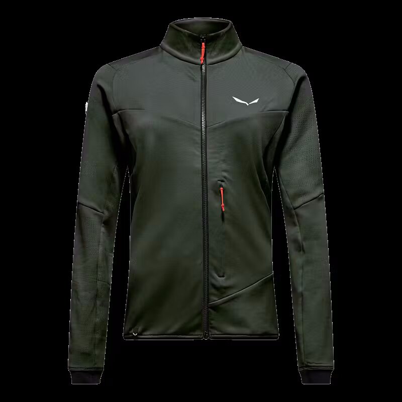 Salewa Sella Crevasse Moteriška vilnonė striukė Dark Olive