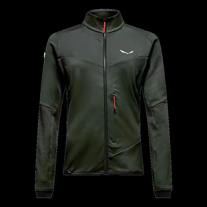 Salewa Sella Crevasse Moteriška vilnonė striukė Dark Olive