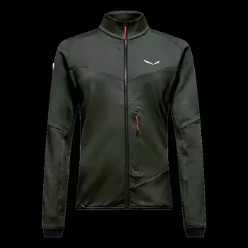 Salewa Sella Crevasse Moteriška vilnonė striukė Dark Olive