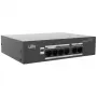 POE LANG NSW2100-6GT-POE-IN 6 prievadų PoE+ perjungiklis su 4 prievadais 10/100Mbps PoE, 1 Gigabit uplink, 1 SFP, 60W biudžetas, nevaldomas, stalinis / montuojamas ant sienos