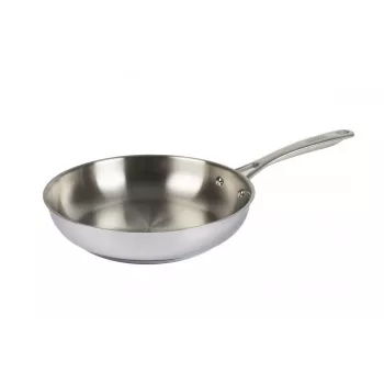 Kuhn Rikon ALLROUND keptuvė be dangos 24 cm – 18/10 nerūdijantis plienas, tinka indukcijai, atspari orkaitei iki 240°C