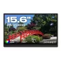 JAPANNEXT JN-MD-i156F-T-LE 15.6 inch IPS Full HD Touchscreen Portable Monitor su Mini HDMI, USB-C, įmontuotais garsiakalbiais, juoda