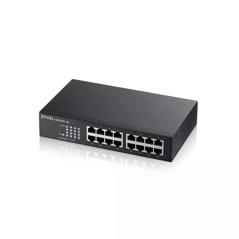 ZyXEL GS1100-16 16-Port Gigabit Unmanaged Switch V4