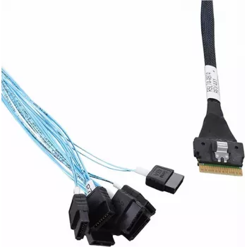 Microchip Adaptec Internal SAS Cable - 1x8 Slim SAS (SFF-8654) į 8x SATA - 0,8 m