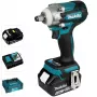 Makita DTW300TJX7 belaidis smūginis veržliaraktis 1/2 inch kvadratine pavara su papildoma baterija