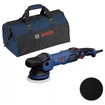 BOSCH GPX9-125S Rotacinis poliravimo rinkinys su putplasčiu disku ir poliravimo gaubtu, 18V belaidis (be akumuliatoriaus)
