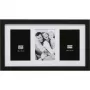 Deknudt S66KA3 Gallery 3x10x15 Wood Black su Passepartout kelių nuotraukų rėmelis