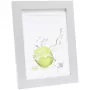 Deknudt S66KD1 P1 18x24 Wood Silver Picture Frame with Passepartout