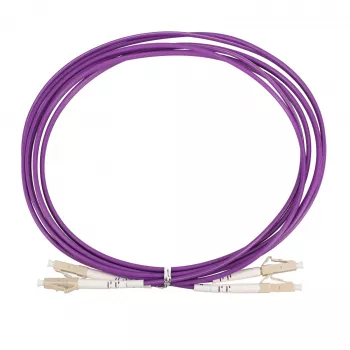 Extralink LC/UPC į LC/UPC šuolis, daugiamodis OM4 dupleksas, 1 m