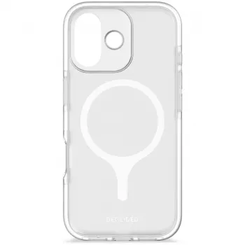 Decoded DropTec Transparent Backcover, skirta iPhone 17 su MagSafe (Frosted White)