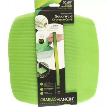 Charles Viancin BANANA LEAF 25x25 cm Silikoninis dangtelis Žalias