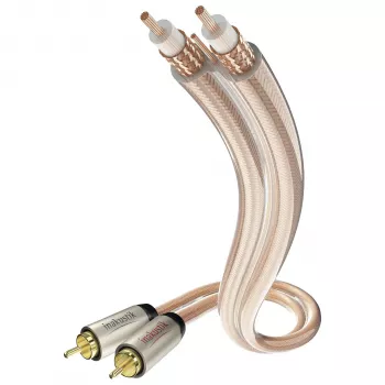 IN-AKUSTIK Star Audio RCA Male to RCA Male Audio Cable 1.5m Black