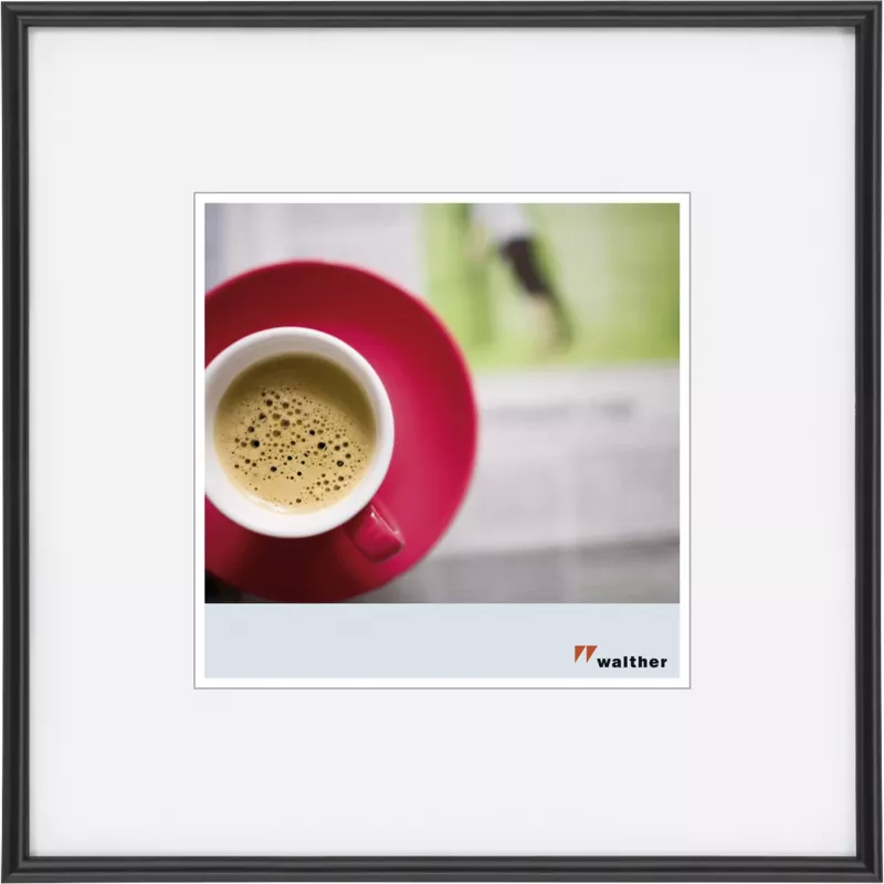 Walther Design KB440H Vieno paveikslėlio rėmelis 40x40 cm Juodas