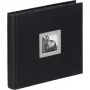 Walther Design FA-209-B Book-bound Jumbo Photo Album Black 50 Sheets 26x26 cm