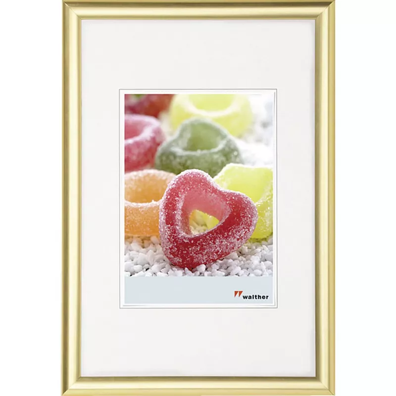 Walther Design Trendstyle 18x24 Gold Plastic Photo Frame KP824G
