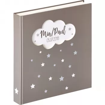 Walther Design Baby Magical nuotraukų albumas rudas/baltas 50 puslapių 28x31 cm UK-205