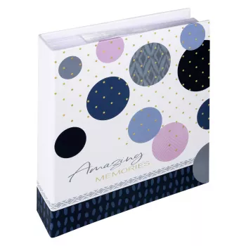 Walther ME-487-L Amazing Memories Blue Photo Album 13x18 cm 200 Photos