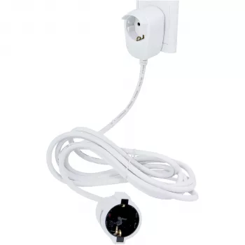 REV Schuko ilginimo 3m balta Powersplit maitinimo juosta