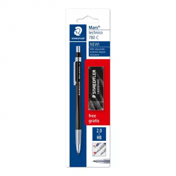 STAEDTLER Mars technico 780 C BKP6 grafitų laikiklis, blister pak.