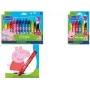 STAEDTLER Noris Junior Peppa Pig vaškinės kreidelės, 12 spalvų, plastikinėje dėžutėje