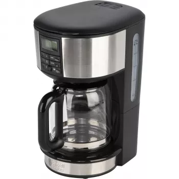 Russell Hobbs Buckingham 20680-56 Pusiau automatinis filtruotas kavos aparatas, 1,25 l, 1000 W, juoda/sidabrinė